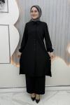 Rosa Fitilli Takım Siyah