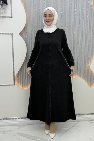 Zuhal Elbise Siyah