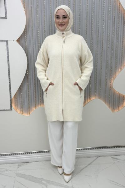 Angora Hırka Krem