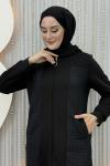 Irmak Pantolonlu Takım Siyah