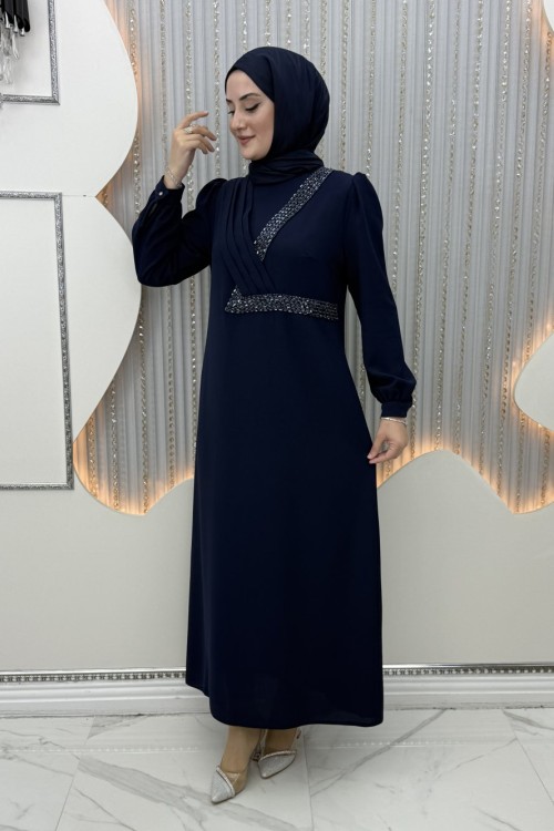 Hayrunisa Abiye Lacivert