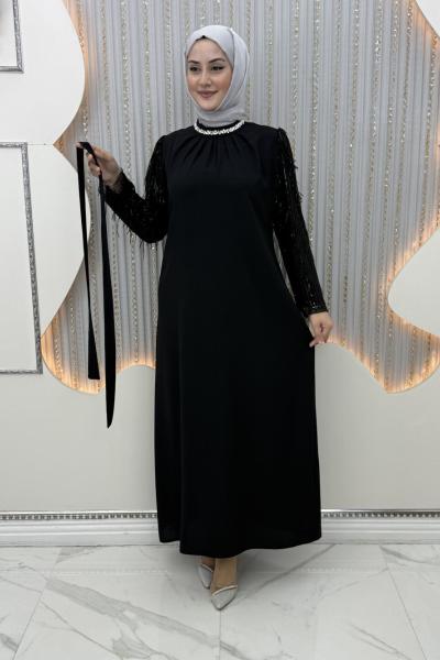 Ayışığı Abiye Siyah