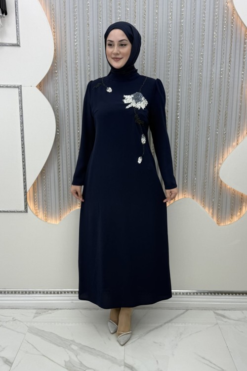 Açelya Abiye  Lacivert