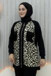 Sarmaşık Pantolonlu Takım Siyah