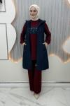 Milan 3’lü Takım Bordo