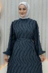 Selma elbise Mavi