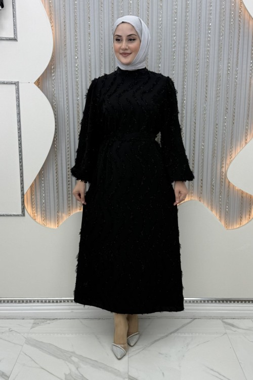 Selma elbise Siyah