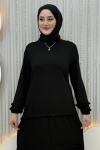 Belin Elbise Siyah