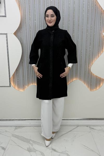 Adile Hırka Siyah