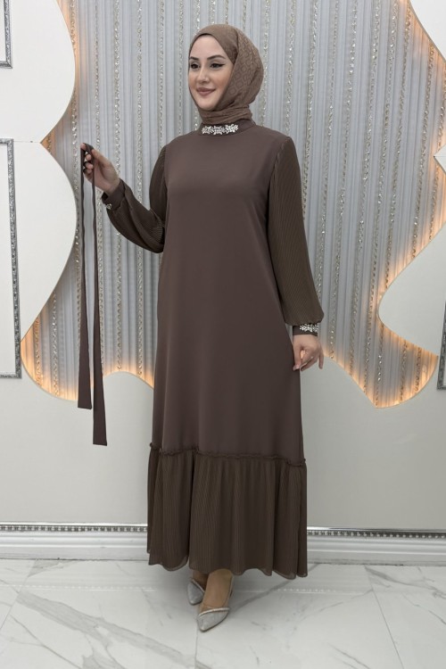 Haziran Abiye Kahverengi