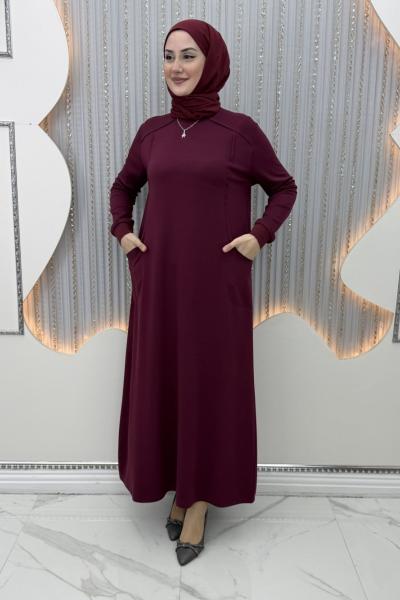 Gözde Elbise Bordo
