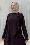 Reyna Pantolonlu Takım Mürdüm