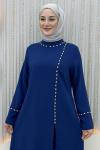 Hande Pantolonlu Takım Lacivert