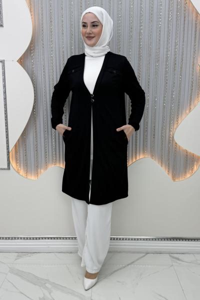 İzlem hırka Siyah