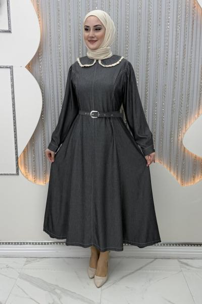 Mualla Elbise Siyah